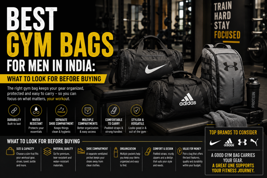Best Gym Bags for Men in India